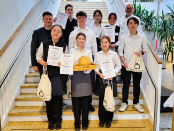 Siegerehrung des Serviceteams